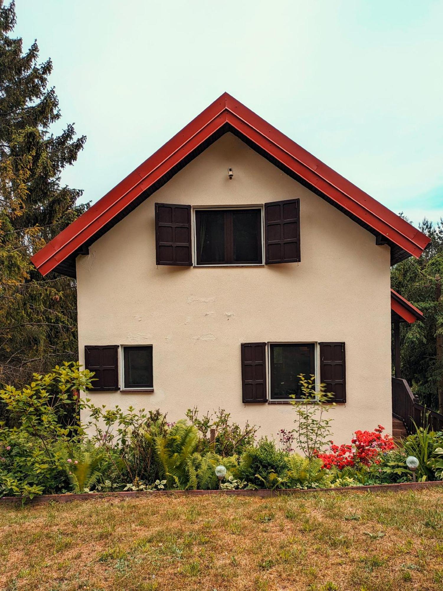 Ferienhaus Rozany Ogrod - Dom Pod Lasem, Z Widokiem Na Jezioro I Kominkiem, Rowery, Lodka, Rowerek Wodny *